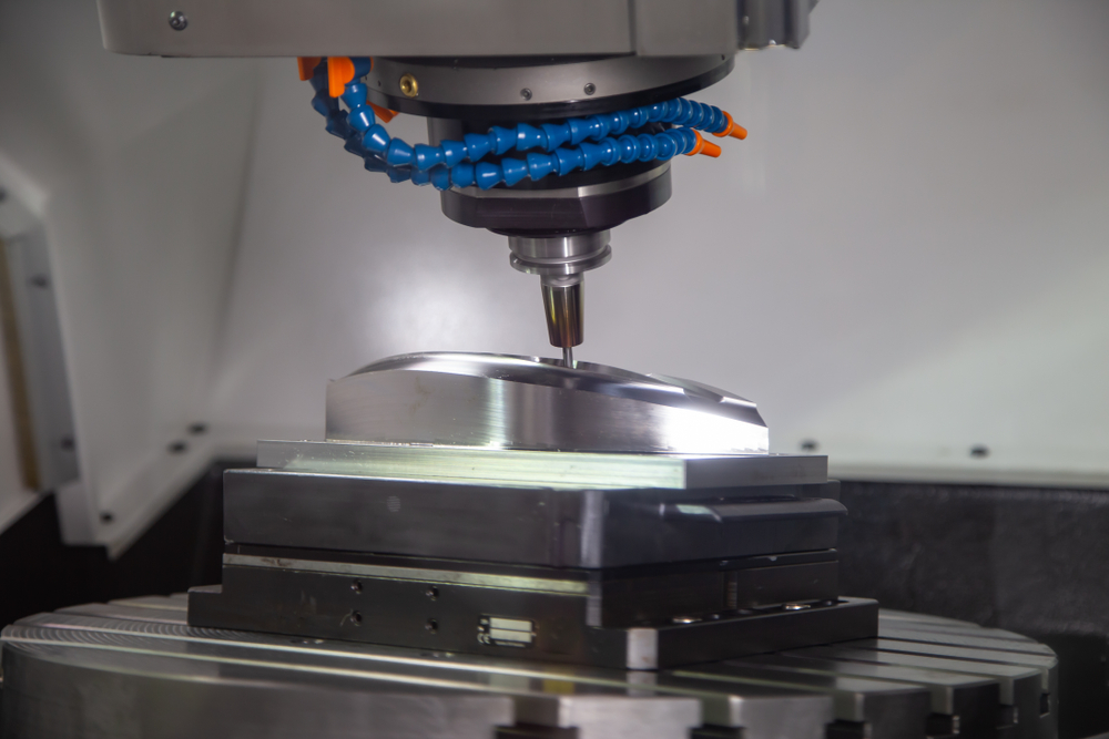 Cnc,Milling,Machine,Cutting,Workpiece,,Industrial,Machining