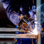 Welder,And,Welding,Sparks,,Construction,And,Metal,Work,Industrial,Concept,